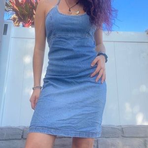 Vintage denim dress!